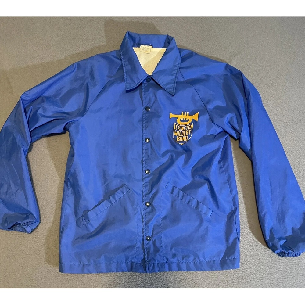 Vintage 90's Jacket Medium Made in USA S Lexington Wildcats High‎ School Band